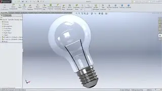 SolidWorks Tutorial | Design and Assembly of Light Bulb in SolidWorks