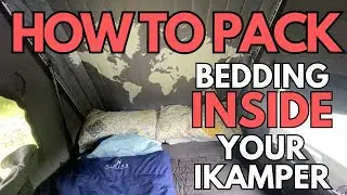 КАК УПАКОВАТЬ 4 подушки, 2 спальных мешка и матрас ВНУТРЬ iKamper