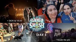 SUMMER SMASH 2025 DAY 1 VLOG ☀️ + DON TOLIVER & YEAT SKY DIVE + INSIDE THE PITS