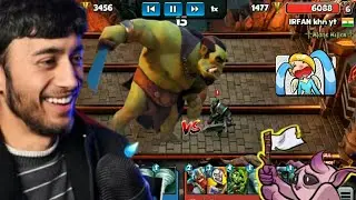 Extremest power of Orc Warrior | castle crush | friendly battle👽 #gaming #viral #trending