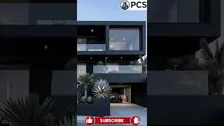 Modern House | Best House Elevation Architectural View in Lumion + AutoCAD #shorts