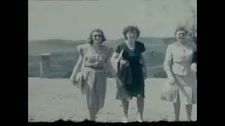 1951 Canada Steamship Cruise vintage 8mm home movies, stock footage