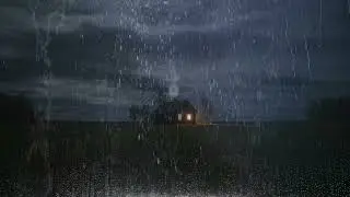 🌧️ Soft Rain on a Dark Window – Calm Night Ambience for Relaxation & Focus