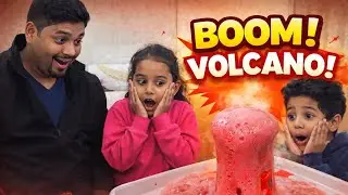 Can We Make a Volcano at Home?! 🌋 | Family Science Lab