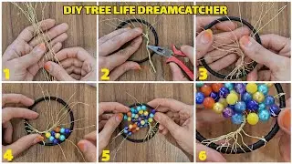 DIY TREE Life DREAMCATCHER 🌿ساخت دریمکچر درخت زندگی