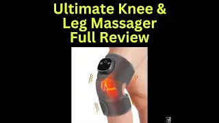 Versatile Knee & Leg Massager Review: Adjustable Heat & Vibration | USB Rechargeable Pain Relief