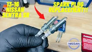 2013-16 Nissan Sentra Spark Plug Replacement!