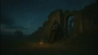 A Knight Resting by the Fire | Medieval Fantasy Ambience for Sleep, Study, Meditation (1 Hour)