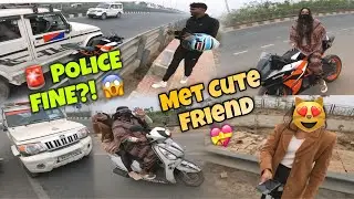 Morning Ride Vlog | Police Ne Fine Karne Ke Liye Bola 😱