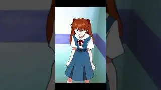 Сильная Гадза от Аски #shorts #evangelion #валакасрофл #аска