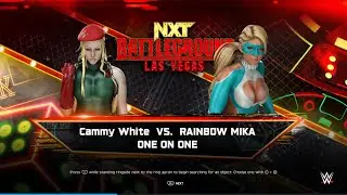 WWE 2K25 Cammy White VS Rainbow Mika