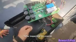 7kV Solar Inverter Overhaul: Replacing Burnt IGBT and Components