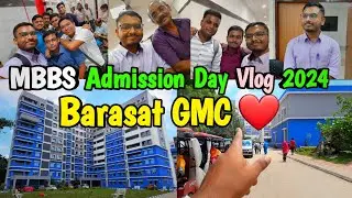 Medical College Admission Day Vlog🔥 | Finally Medico Journey Started 😍 | MBBS 2024 | Sanjit Das |