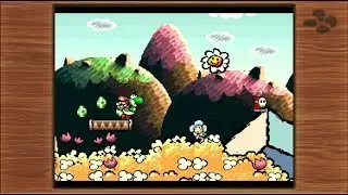 Yoshi's Island SNES Mini - Level 1-1 Make Eggs, Throw Eggs 100 pts.