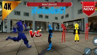 From Street Fights to Boss Battles! 🥷 Blue Ninja vs Mad Bandit | Android Gameplay | #part4