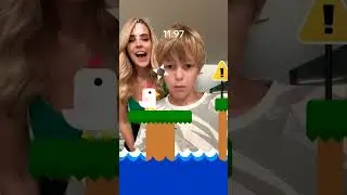 Scream chicken challenge #challenge #viral #reaction #comedy #familychannel #chickenchallenge #duet