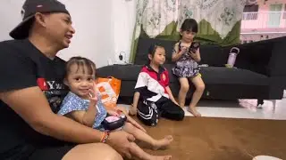 Pergi Airport Senai Ambil Kakak Elena Misel Daripada Miri sarawak Ke Johor Bharu