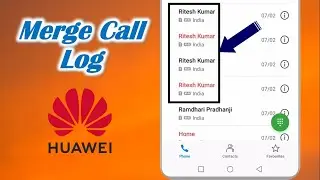 Merge Call Log Setting in Huawei