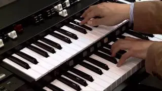 Vintage ballad song made of 8', 4', 2', and 1' organ drawbars
