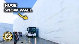 How the Japanese Clear a Path Through 20 Meters of Snow