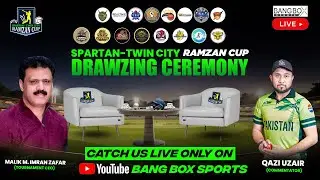 🔴LIVE: SPARTAN  TWIN CITY RAMAZAN CUP 2025 | LIVE AND EXCLUSIVE BANGBOX  SPORTS #cricket  #islamabad