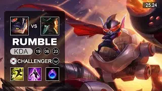 Rumble vs GangPlank Top - KR Challenger - Patch 25.24 Season 15