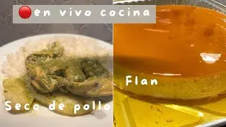 🔴&ldquo;En vivo desde la cocina| Almuerzo + postre casero&rdquo; 🍮 