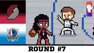 Retro RNBA | Round 7 - Game #7: Portland Trail Blazers (3-3) @ (6-0) Dallas Mavericks
