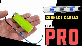 Easy HOW TO Connect Electrical Cables  | Heat Shrink Waterproof SolderLess Wire Connectors