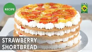 Strawberry Shortbread Recipe | Masala Mornings |  Shireen Anwar | Dessert