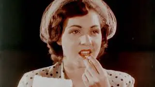 snipe POPCORN & CANDY ('50s) - vintage snack bar promo in 4K
