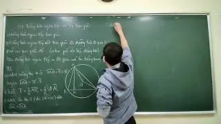 Toán 9 - Đường tròn ngoại tiếp nội tiếp tam giác - Buổi 1