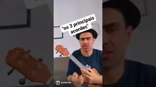 Os 3 principais acordes no ukulele  #comotocarukulele #tocarukulele #harpacrist&atilde;