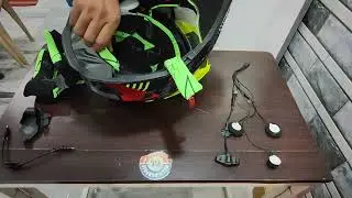 Bluearmour c20 installation in Axor X Cross adv helmet
