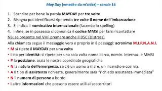 Le 5 chiamate VHF più importanti