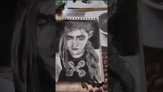 Jinx #arcane #leagueoflegends #game #art #arcaneseason2 #drawing #рисованиеуглем #аркейн #джинкс