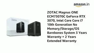 ZOTAC Magnus ONE ECM73070C GeForce RTX 3070, Intel Core Core i7 10th Generation No Memory/Storage...