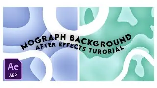 Mograph Background Tutorial (NO PLUGINS) | After Effects