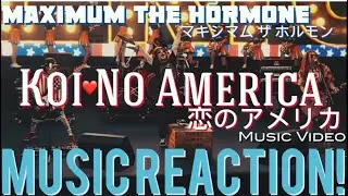 MAXIMUM RETURN!!🔥MAXIMUM THE HORMONE - 恋のアメリカKoi❤️No America Music Video Music Reaction🔥