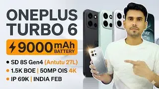 OnePlus Turbo 6 ! 9000 mAh Battery🔋 , Snapdragon , Under 30K ! 🤯 Crazy' Phone ! @OnePlus_IN 