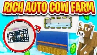 RICH AUTO COW FARM makes island BILLIONS! | Minecraft Skyblock (PvPWars Retro)