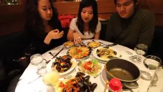 Dinner at Chez Leon, Brussels, Belgium