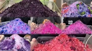 Asmr| yy eating crushed and shaved ice with leftovers|@Frostysoundss 