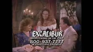 6-19-90 Excalibur Hotel & Casino Las Vegas opening TV commercial
