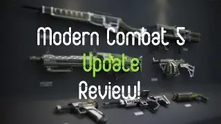 Modern Combat 5: Update Review! NEW GUNS, MASKS AND CAMOS!