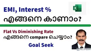 How to know EMI, Interest Rate Flat Vs Diminishing -CA Subin VR