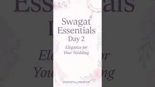 Day 2 #shorts #wedding #weddingessentials #swagat #welcome #hairaccessories #handmadejewelry #bhilai