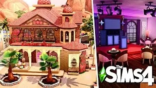 SOLARIS NIGHTCLUB & KARAOKE BAR 🎶 Rebuild Oasis Springs || The Sims 4: Speed Build (No CC)
