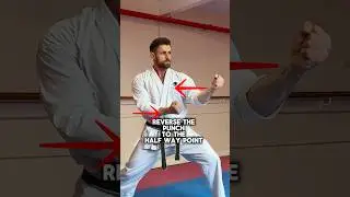 The Karate Kumite stance 🥋 #karate #martialarts #kumite #tips #coaching