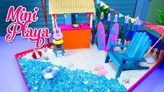 Manualidades: haz una playa - jardín zen en miniatura - DIY anti estrés para decorar tu escritorio